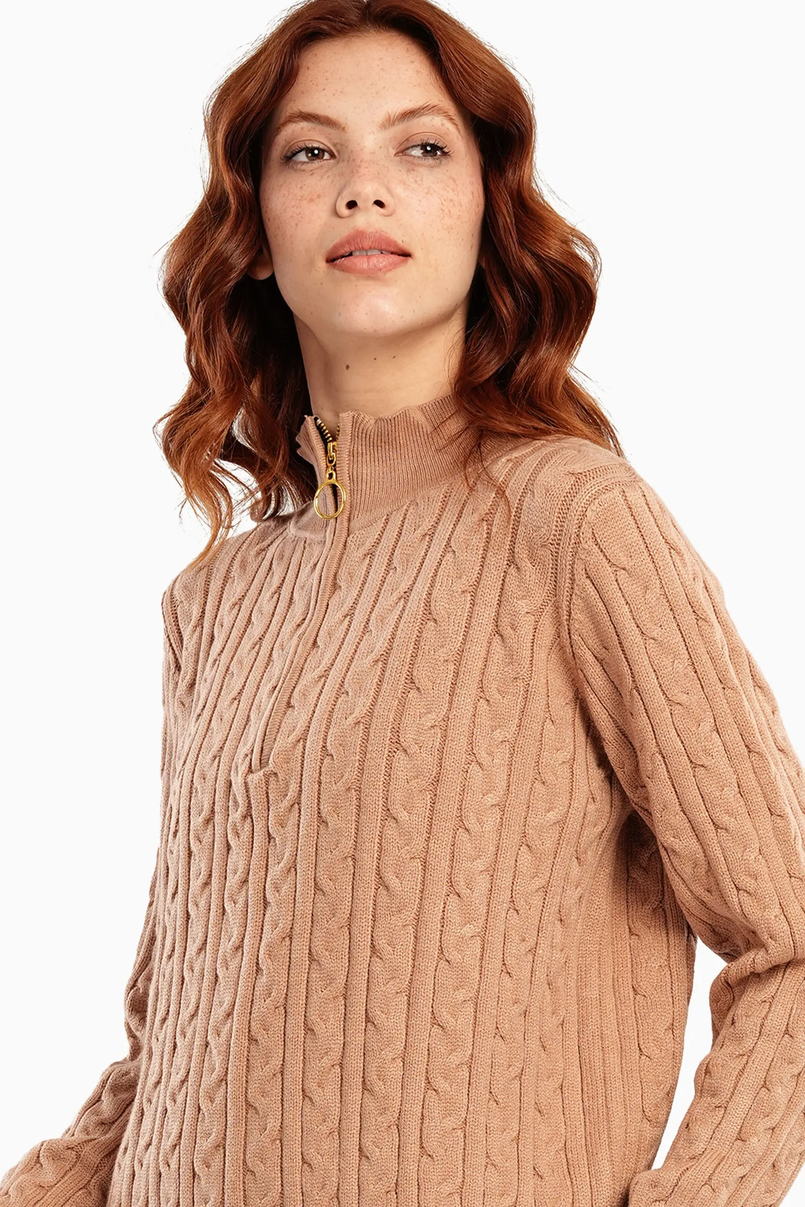 Half Stand-Up Collar Lounge Pullover