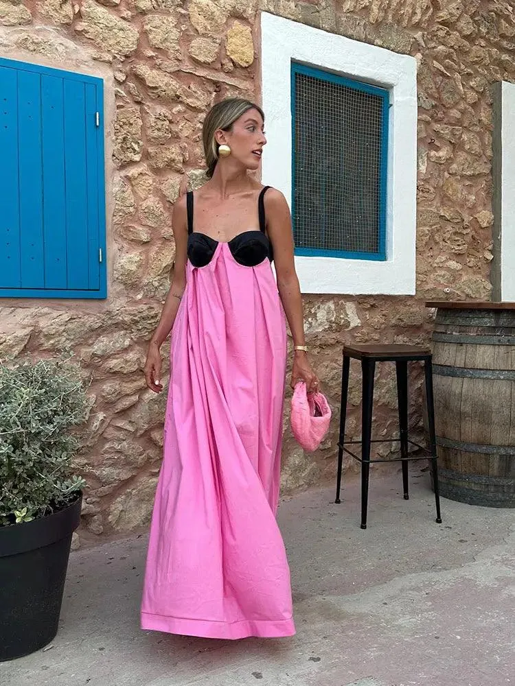 Halter Maxi Dress: Backless Style for Parties - Chic & Elegant