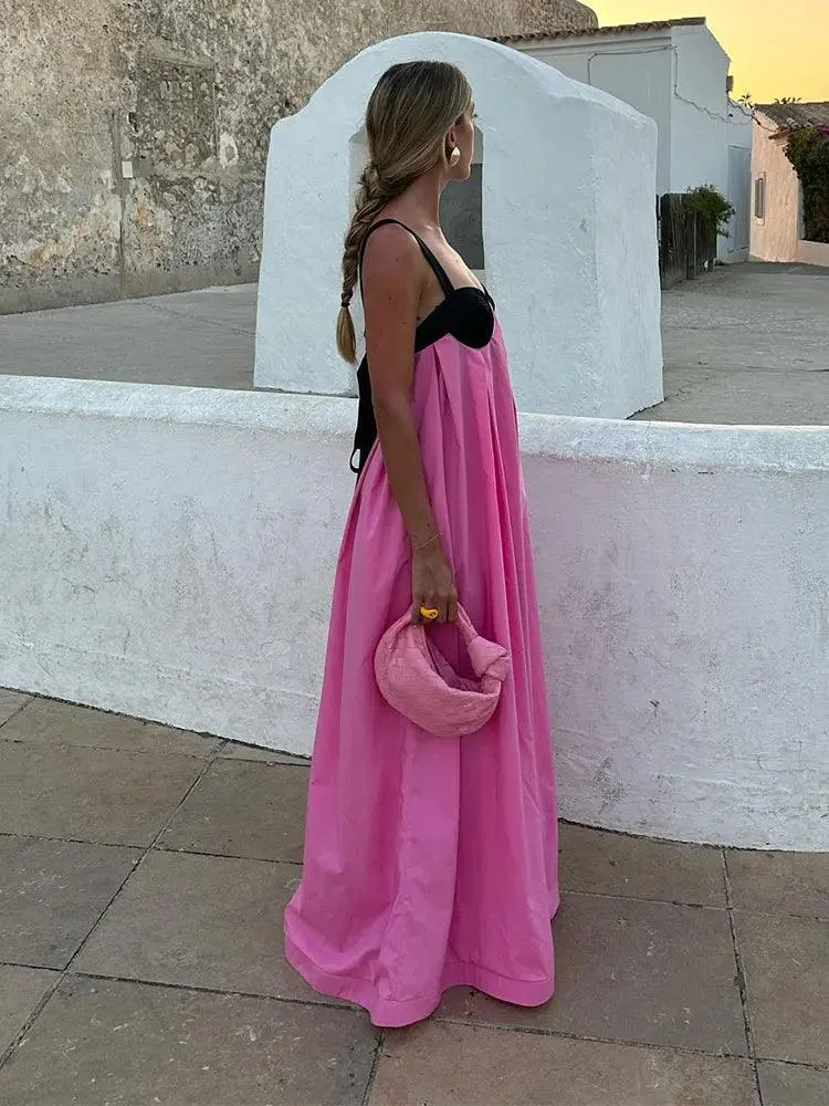 Halter Maxi Dress: Backless Style for Parties - Chic & Elegant