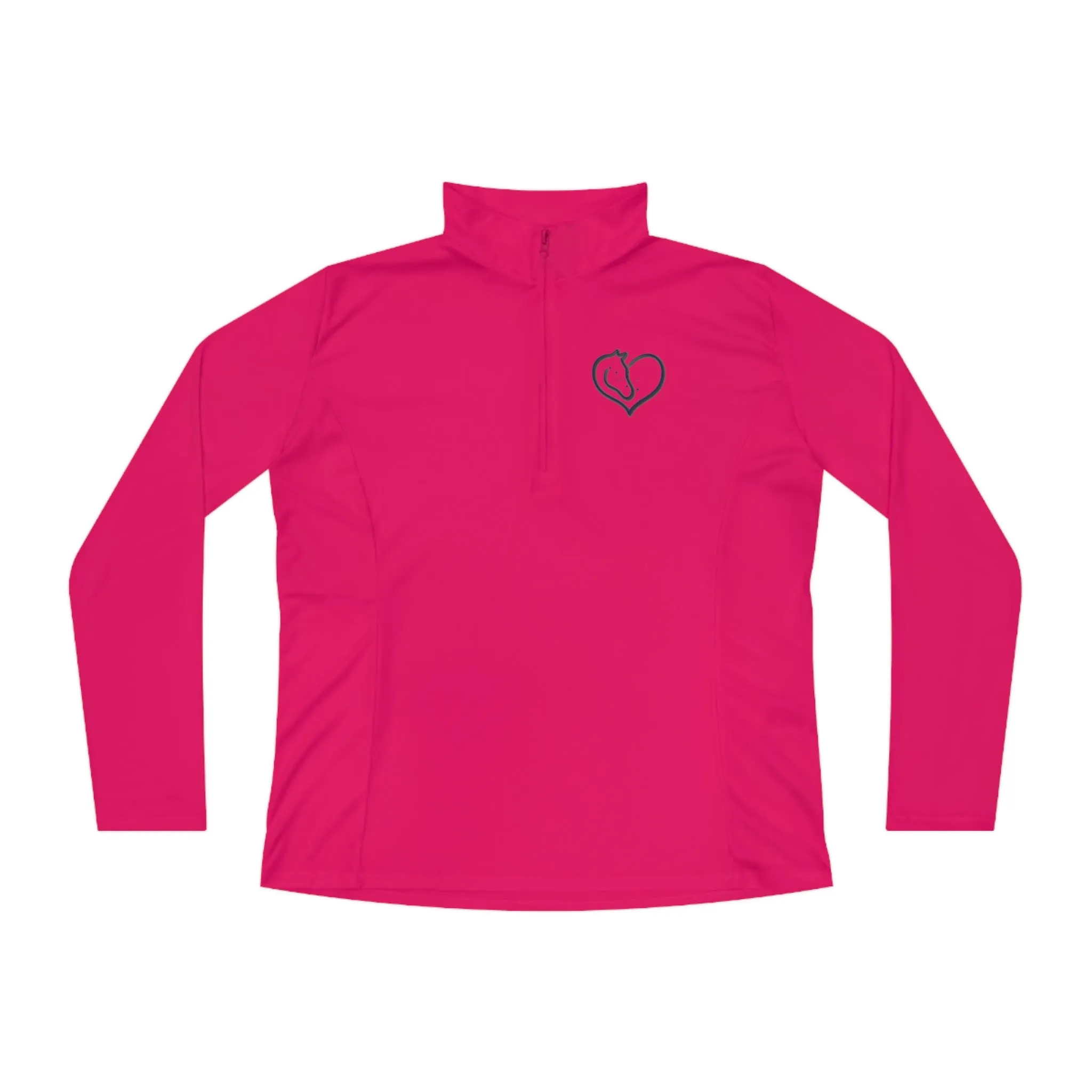 Heart 🐴 Horse Zip Pullover [Perfect for Cooler days at the Barn]