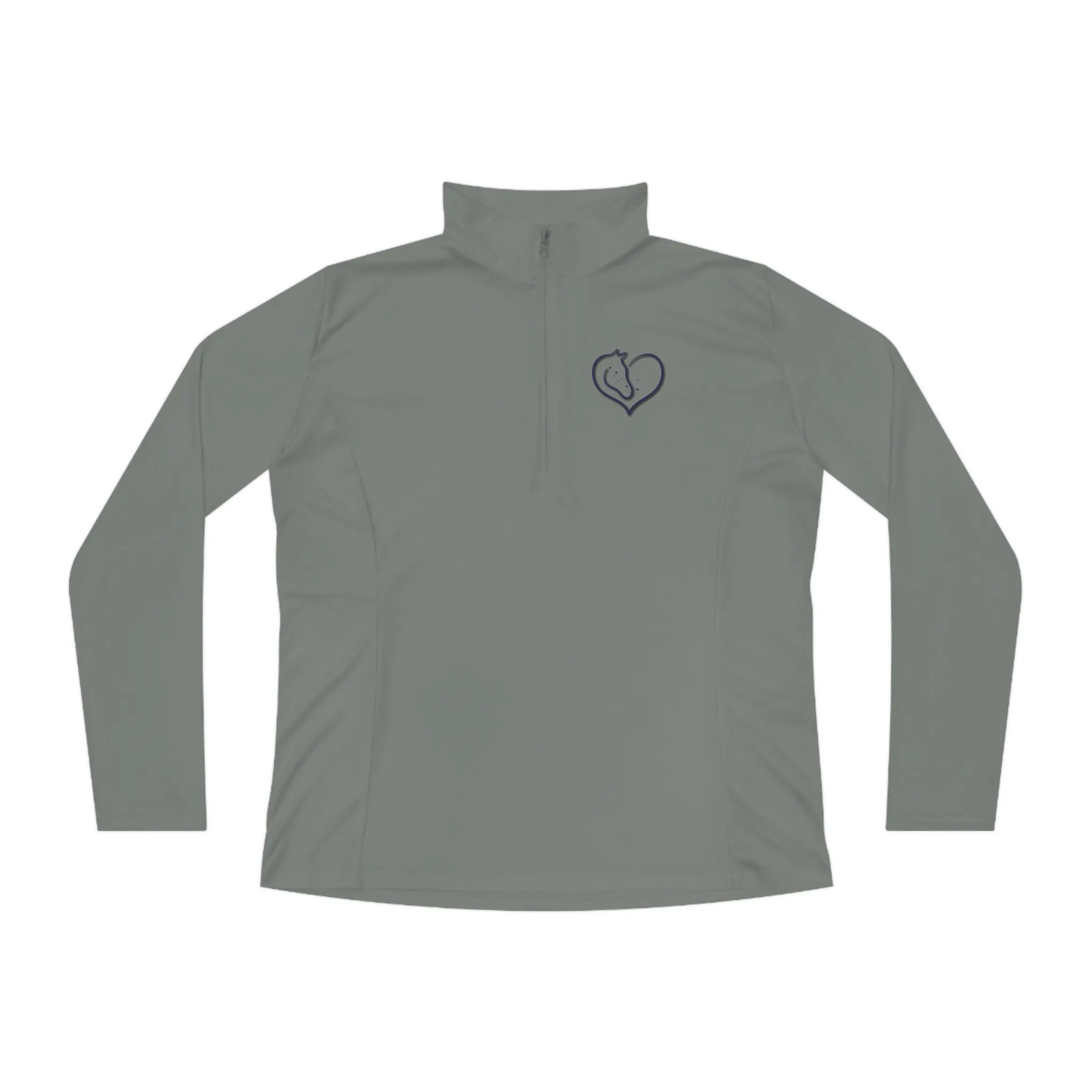 Heart 🐴 Horse Zip Pullover [Perfect for Cooler days at the Barn]