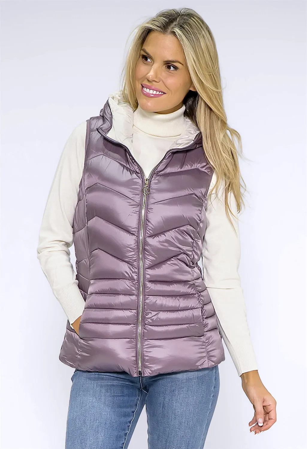 Heather Quilted Gilet