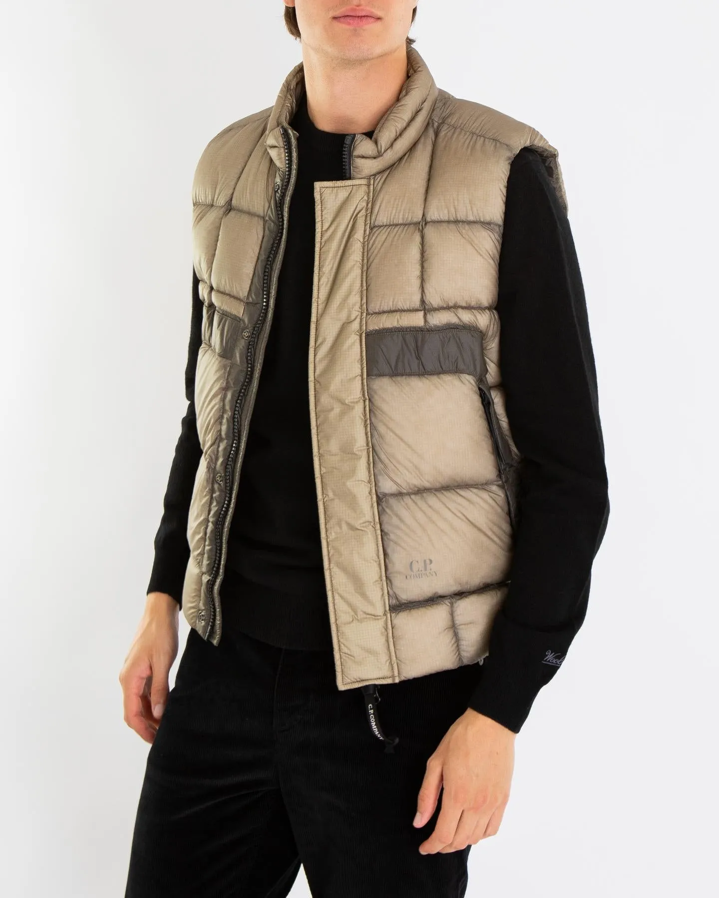 Heren Outerwear Vest Grijs