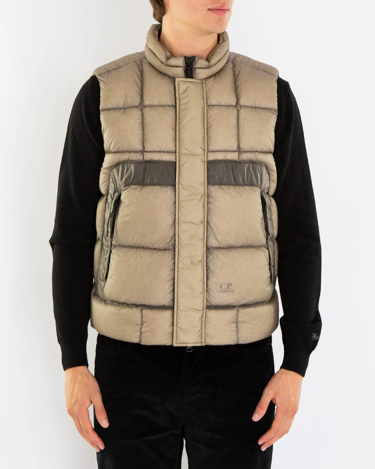 Heren Outerwear Vest Grijs