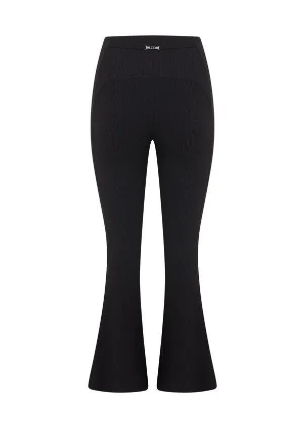 Irresistible Stomach Support Rib Flared Leggings