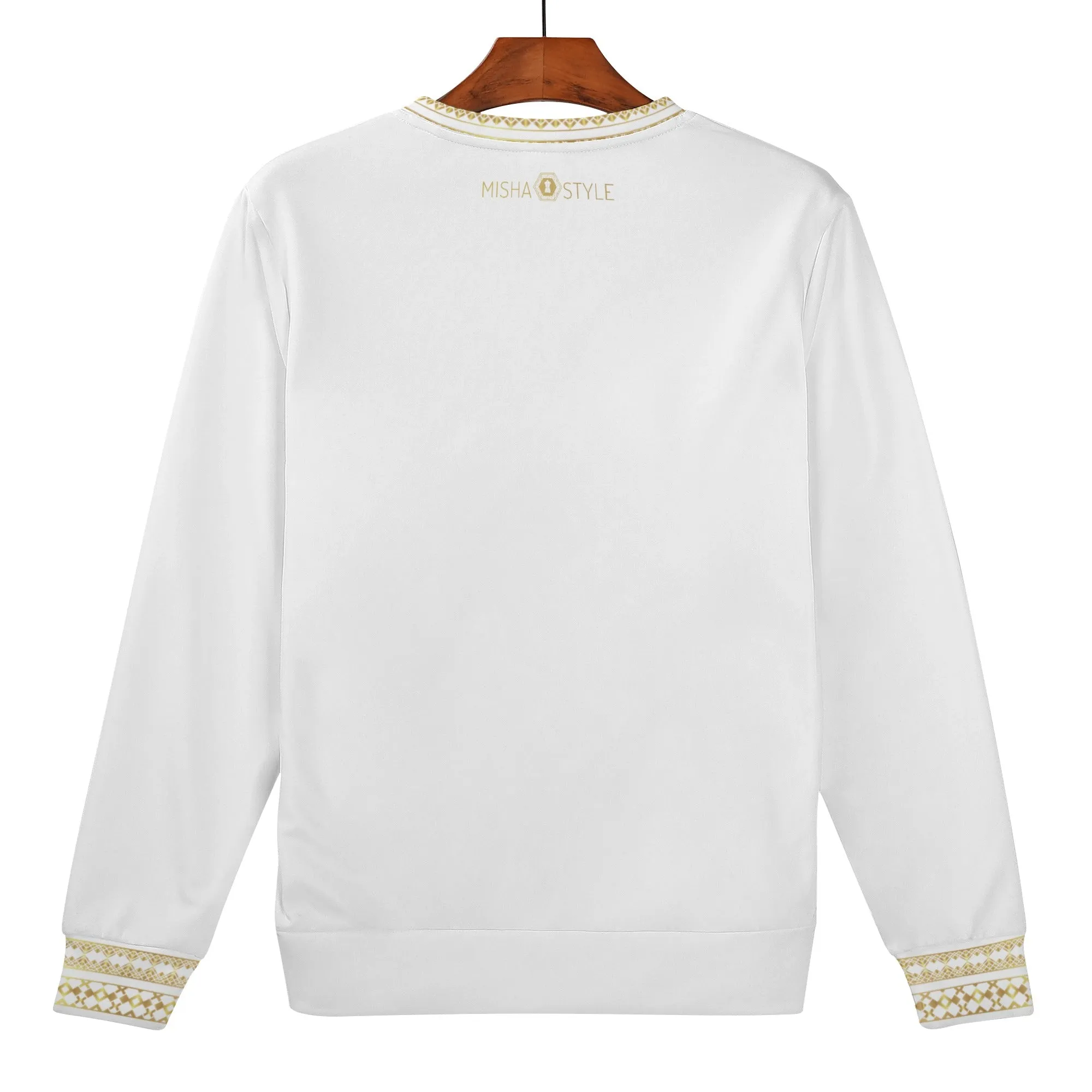 Kids Jerusalem Word Sweater - White