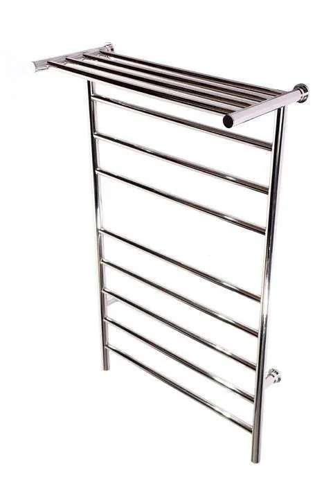 Kontour Angle Plug In or Hardwired Towel Warmer With Shelf - 24"w x 39"h