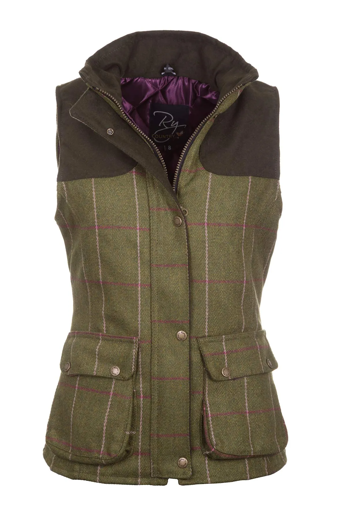 Ladies Tweed Gilet - Bramham II