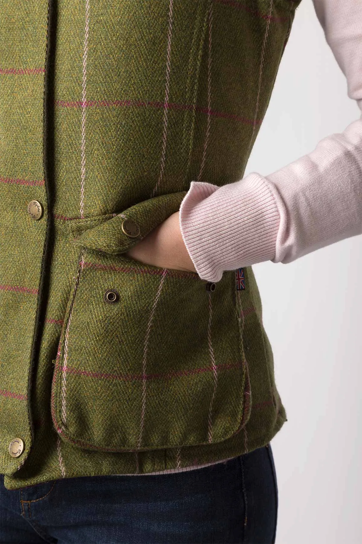 Ladies Tweed Gilet - Bramham II