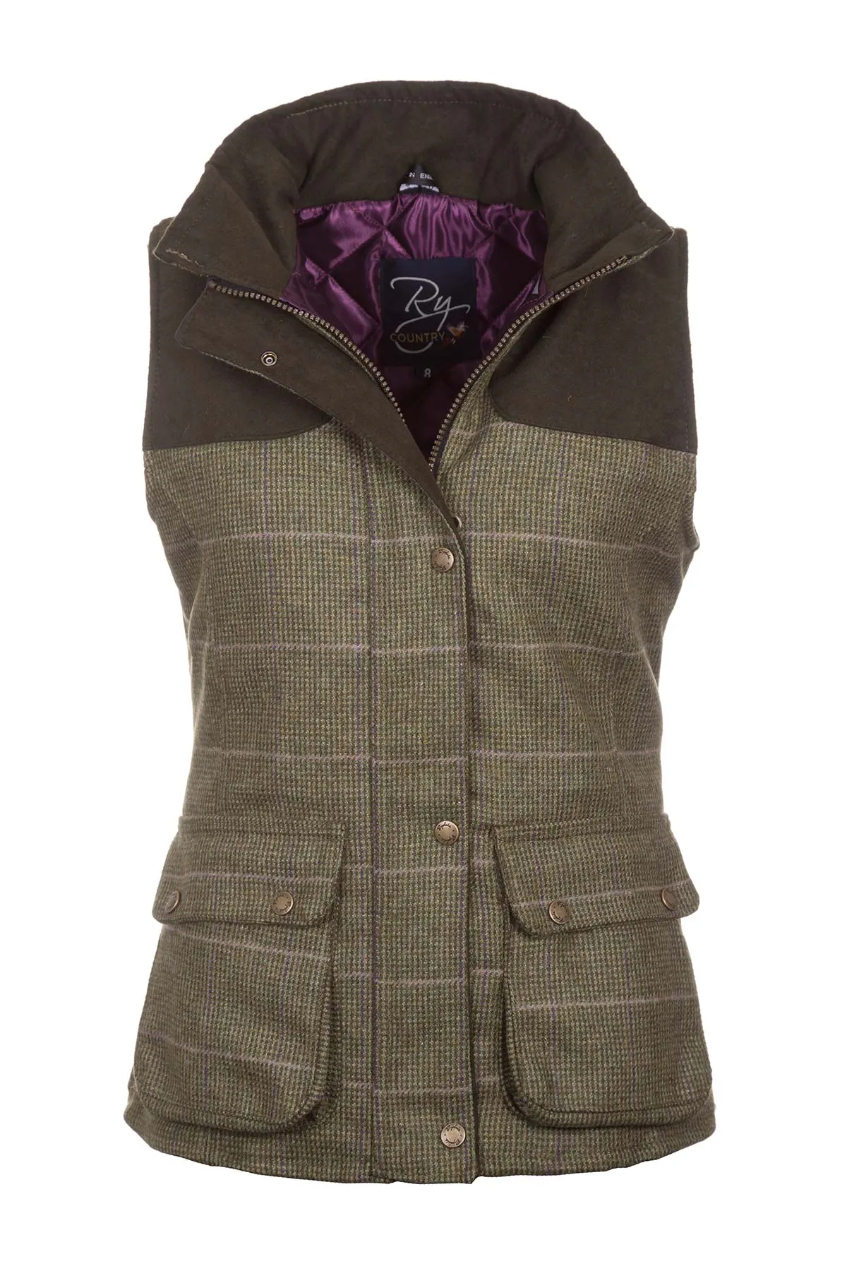 Ladies Tweed Gilet - Bramham II