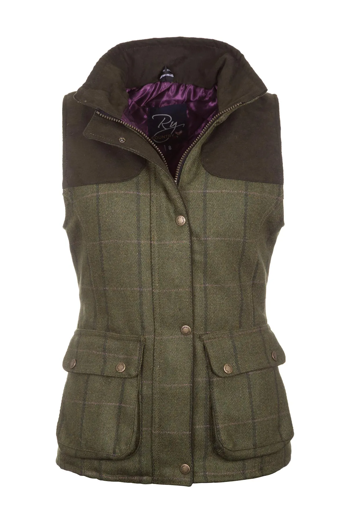 Ladies Tweed Gilet - Bramham II