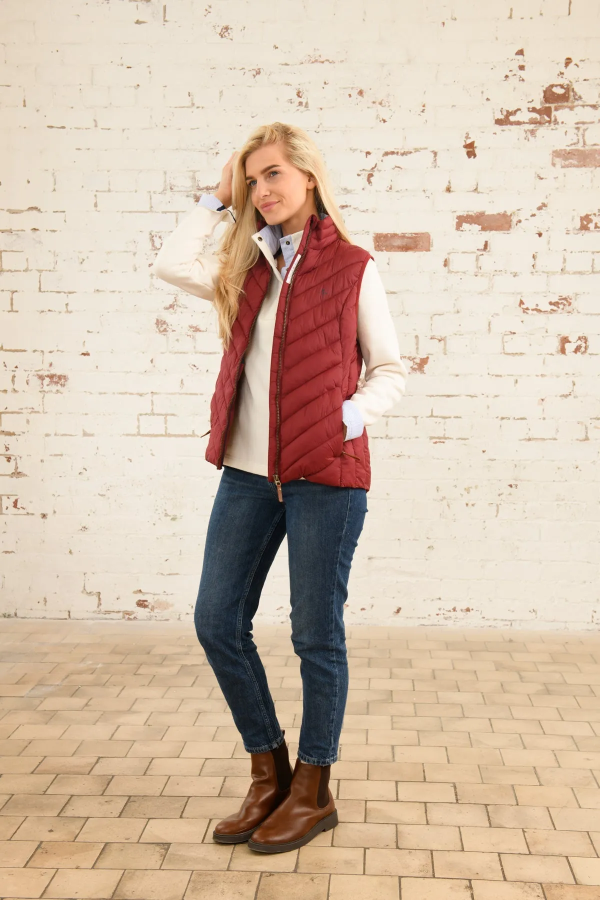 Laurel Gilet - Maroon