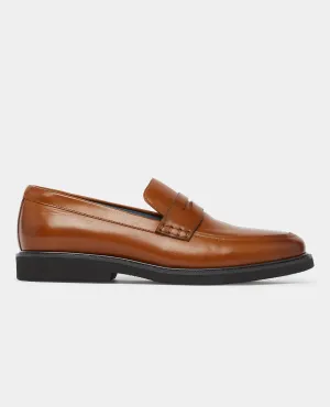 Leather Slip On Loafer