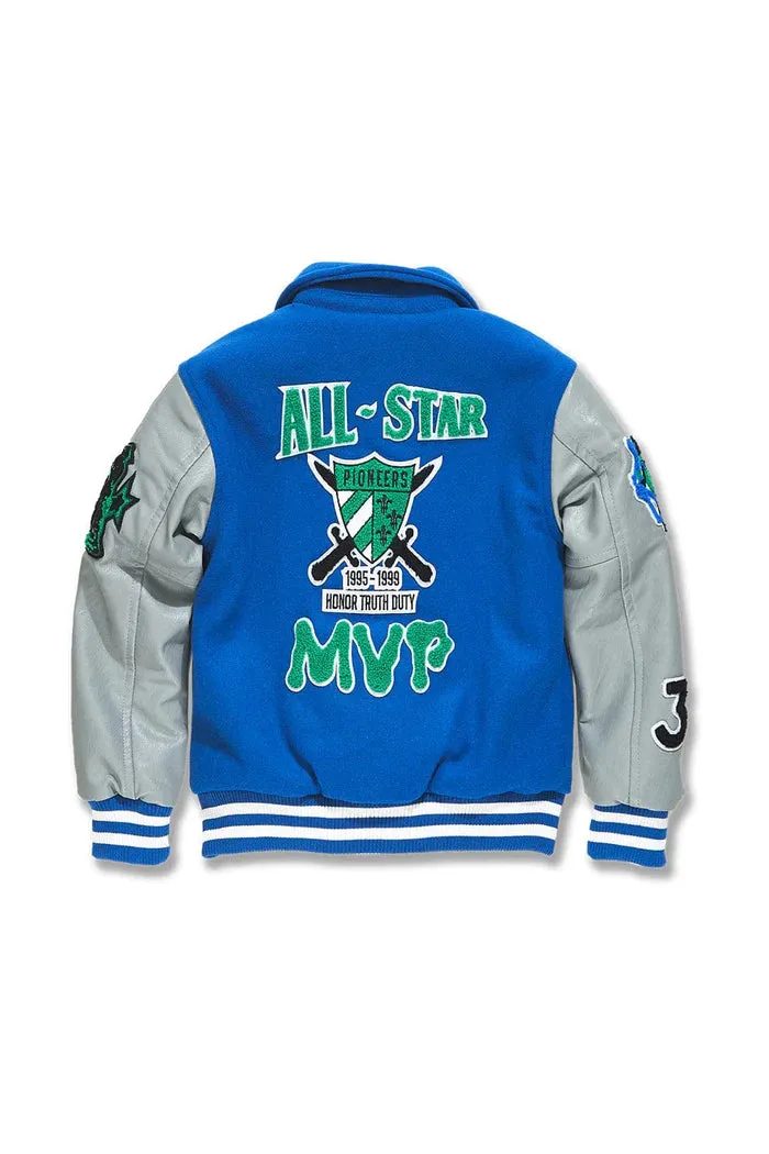 Legacy Edition Kids Varsity Jacket (Royal) - 91650KRYL