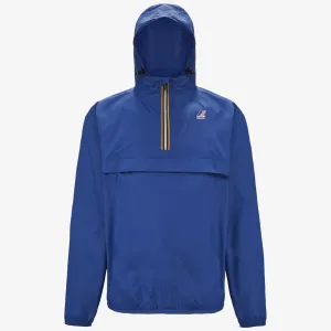 Leon - Packable Quarter Zip Rain Jacket in Blue Royal