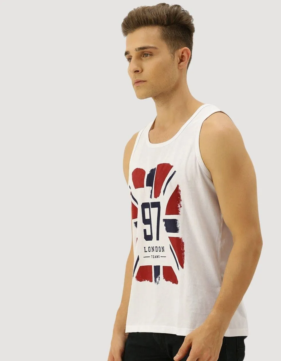 London Flag printed Vest