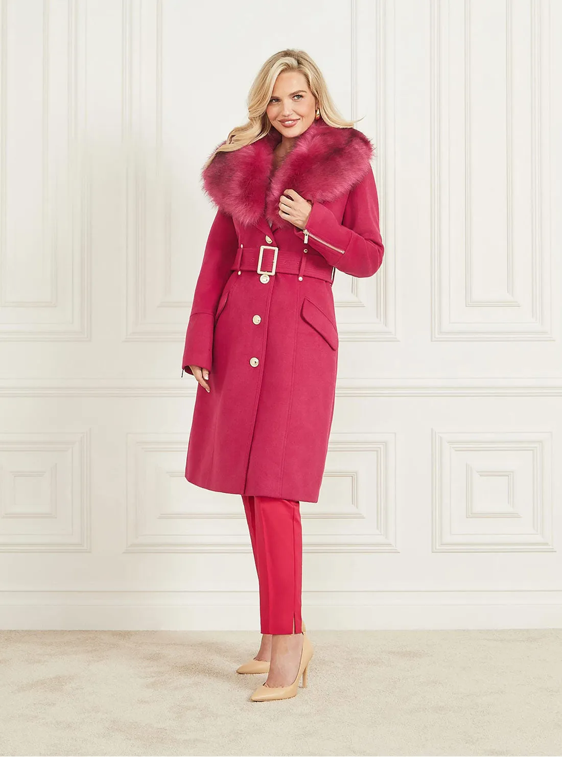 Marciano Pink Alice Coat