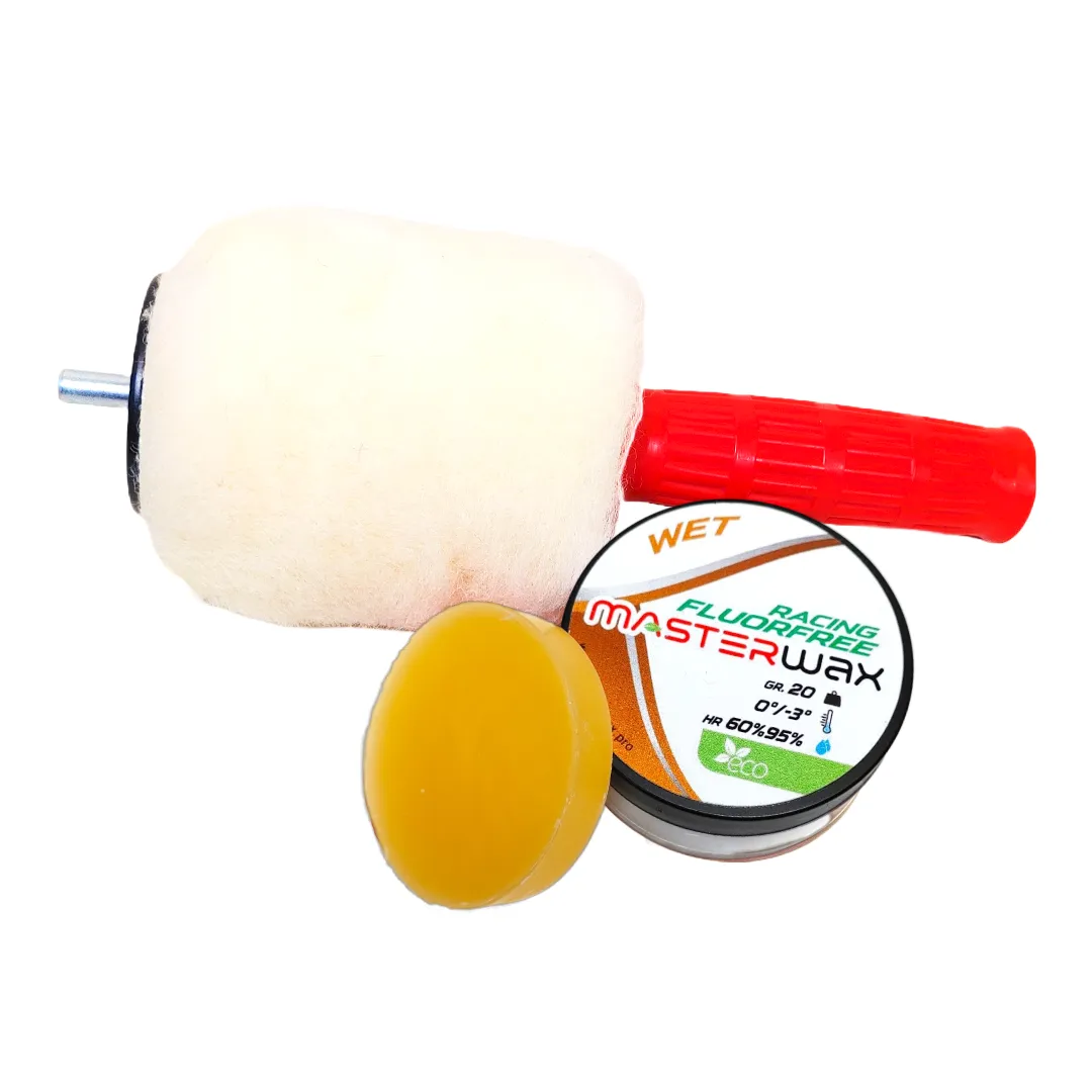 MasterWax RACING FLUORFREE Wool-Apply Entry Kit