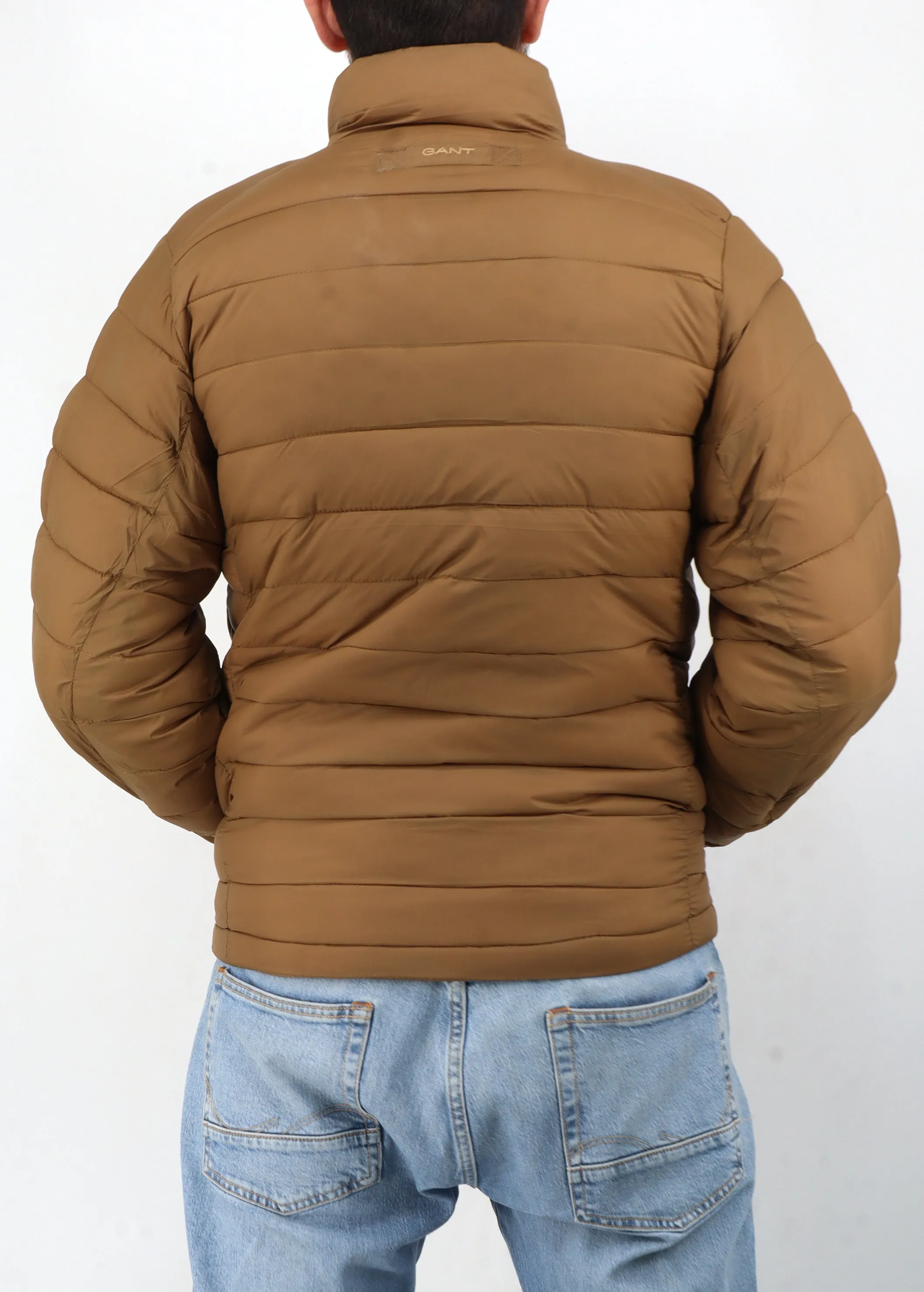 Men's Quilted Jacket,Brown