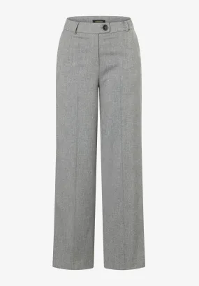 More & More Marlene Wide Leg Trouser Grey