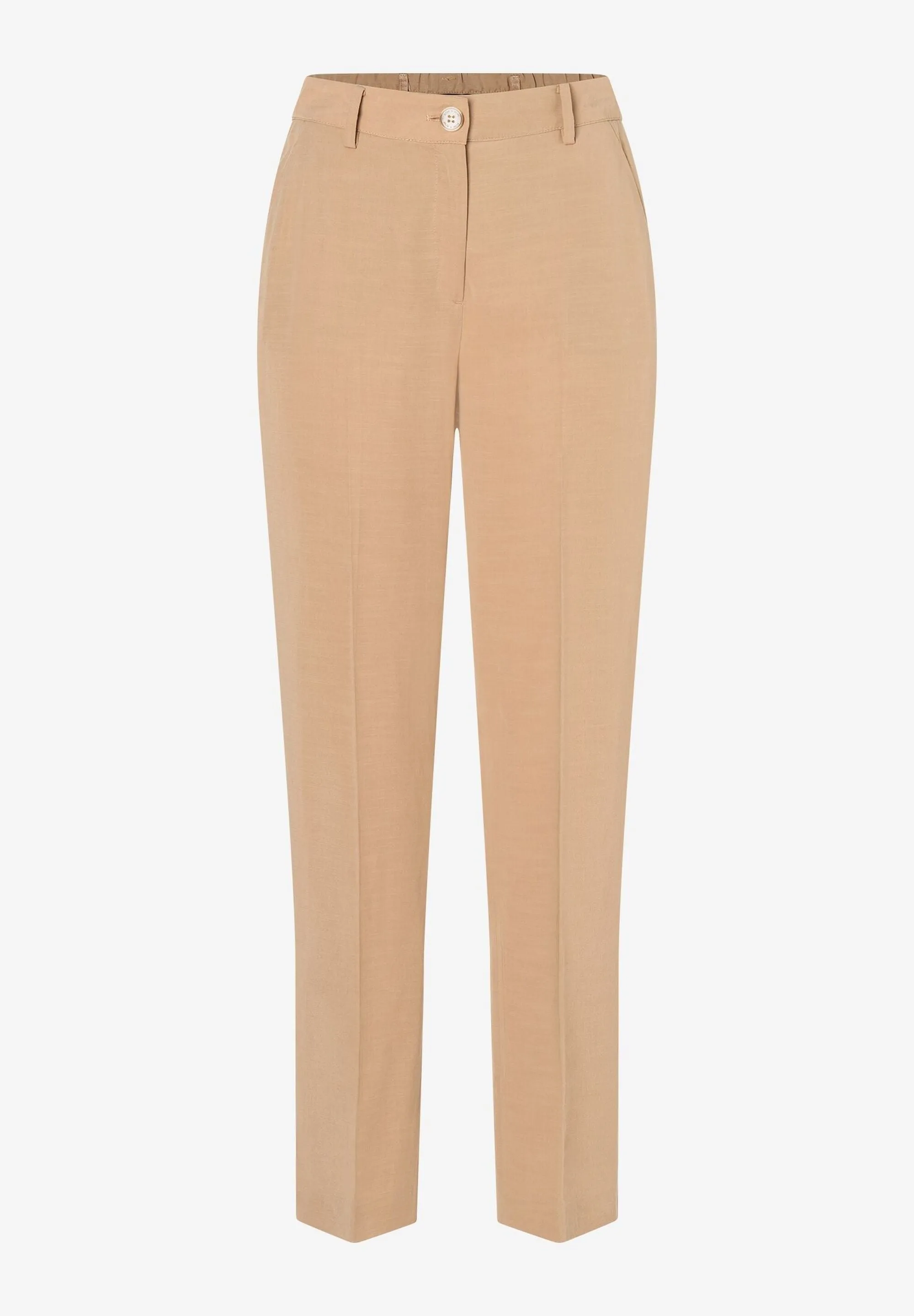 More & More Tencel-Linen Trouser Soft Toffee