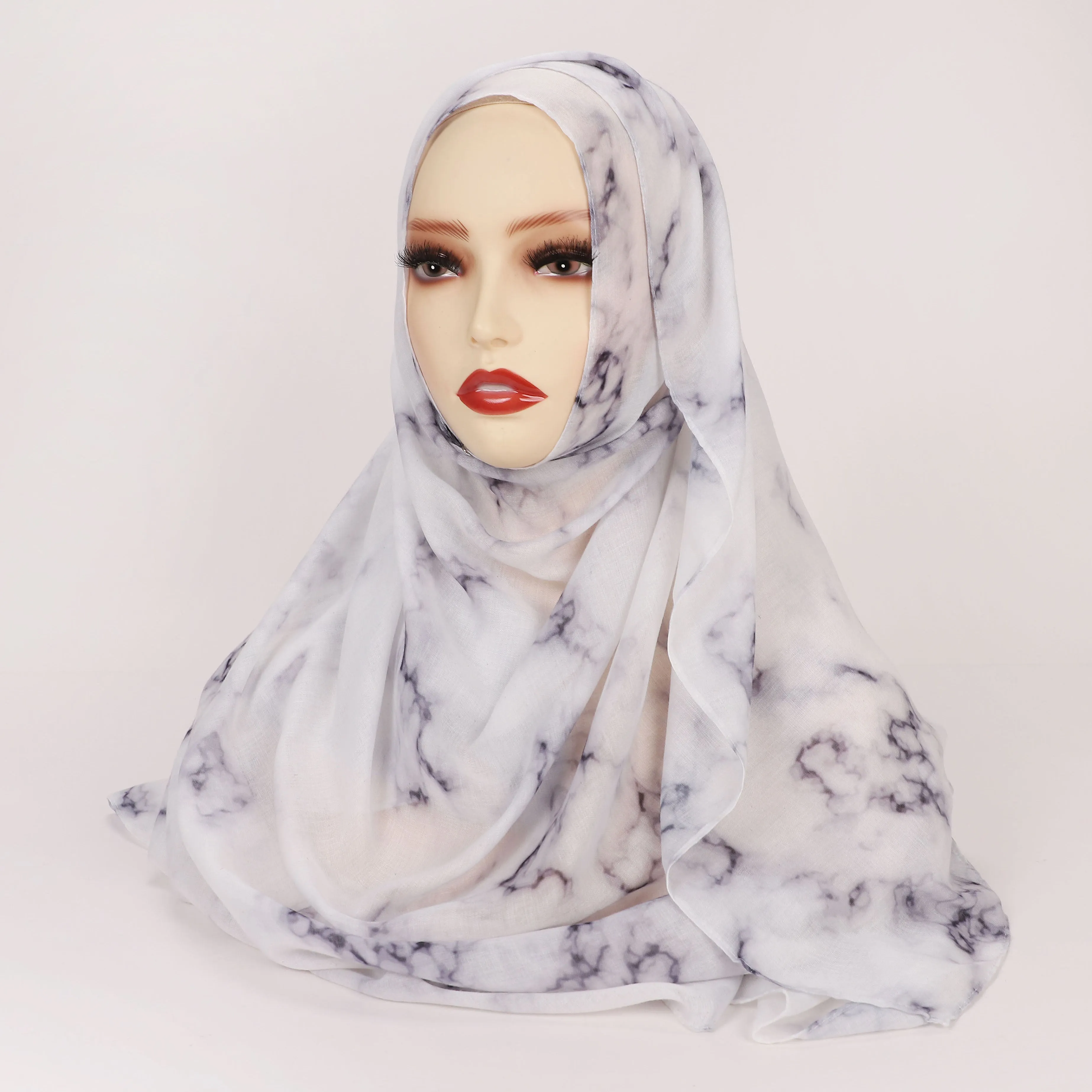 MYBD02  Starry sky quicksand printed scarf modal cotton headscarf