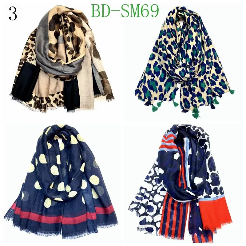 MYP048   Beach printed scarf Fashion printed scarf