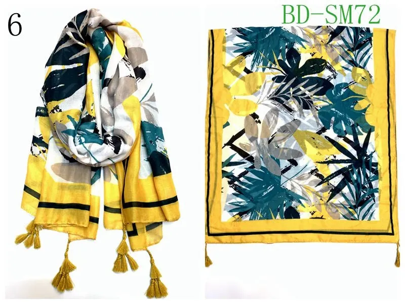 MYP048   Beach printed scarf Fashion printed scarf