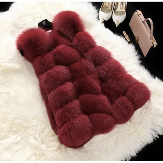 New Arrival FashionFaux Women Winter Sweater Fur Collar Hoo Casual Warm Cotton Coat Women Clothes