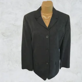 Nicole Farhi Black Tailored Blazer Jacket UK 12 US 8 EU 40