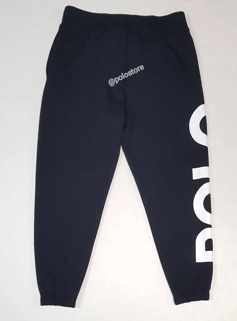 Nwt Polo Ralph Lauren Navy Double Knit Logo Joggers