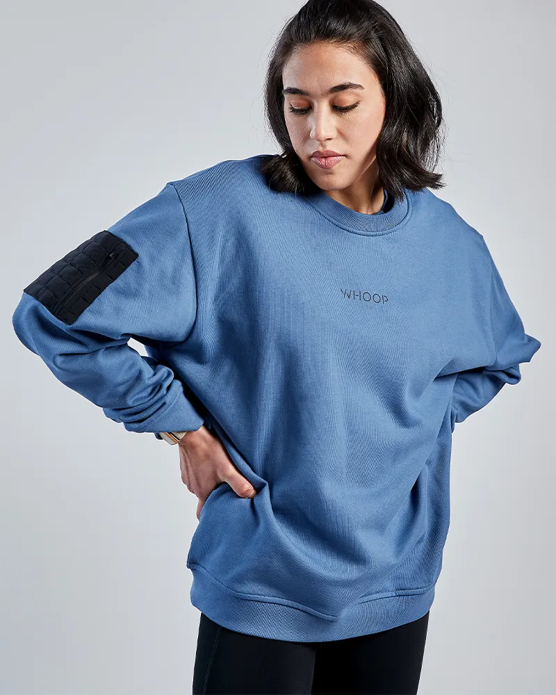 Peak Blue WHOOP Unisex Crewneck