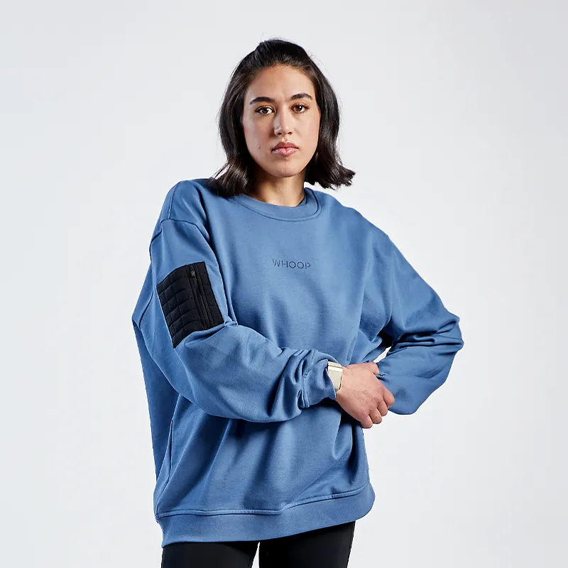 Peak Blue WHOOP Unisex Crewneck