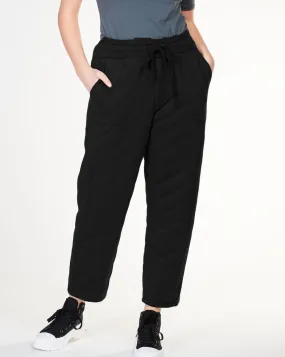 Quilted Elastic Drawstring Sweatpant