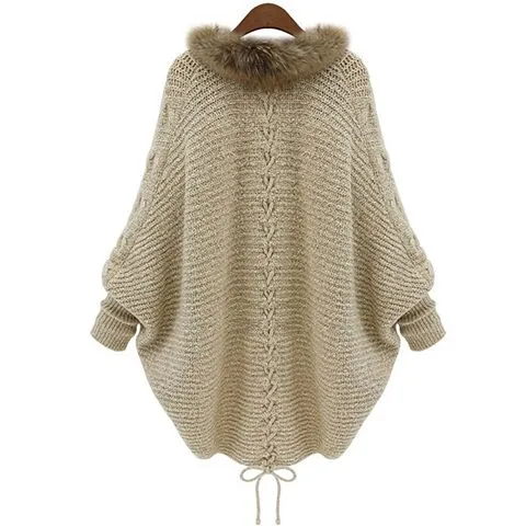 "Fur Collar Cutie" Sweater