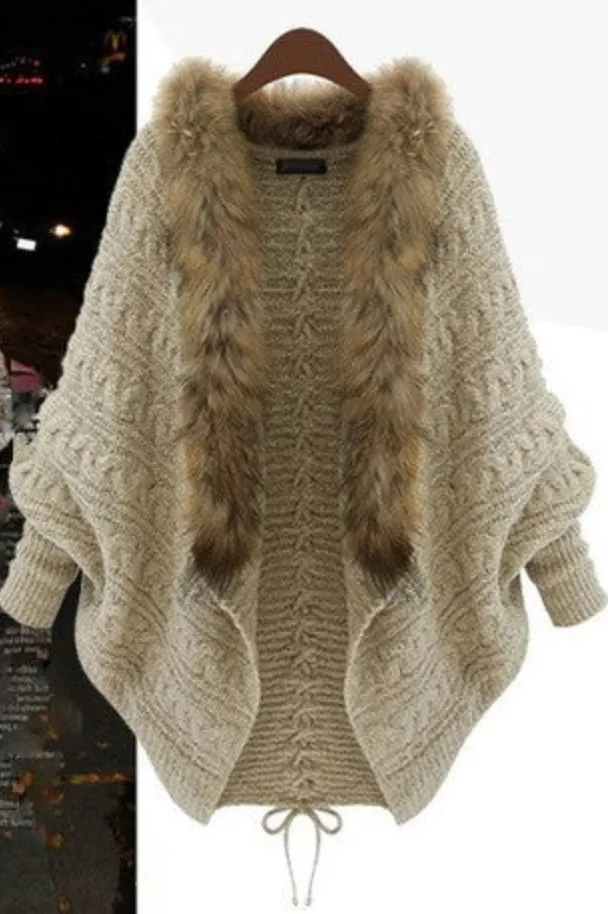 "Fur Collar Cutie" Sweater