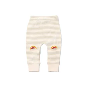 Rainbow Knee Patch Striped Joggers - 1 Left Size 2-3 years