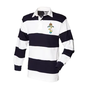 REME Rugby Shirt - White/Navy Stripe