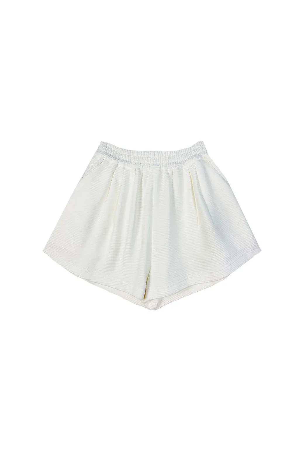 SAMPLE - Everyday Shorts - Ribbed White