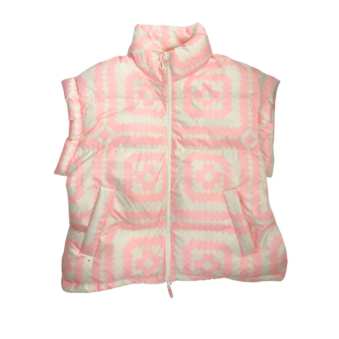 SECOND FEMALE Puffer Gilet Pink SIZE M