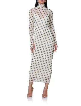 Shailene Dress - Birch Dot