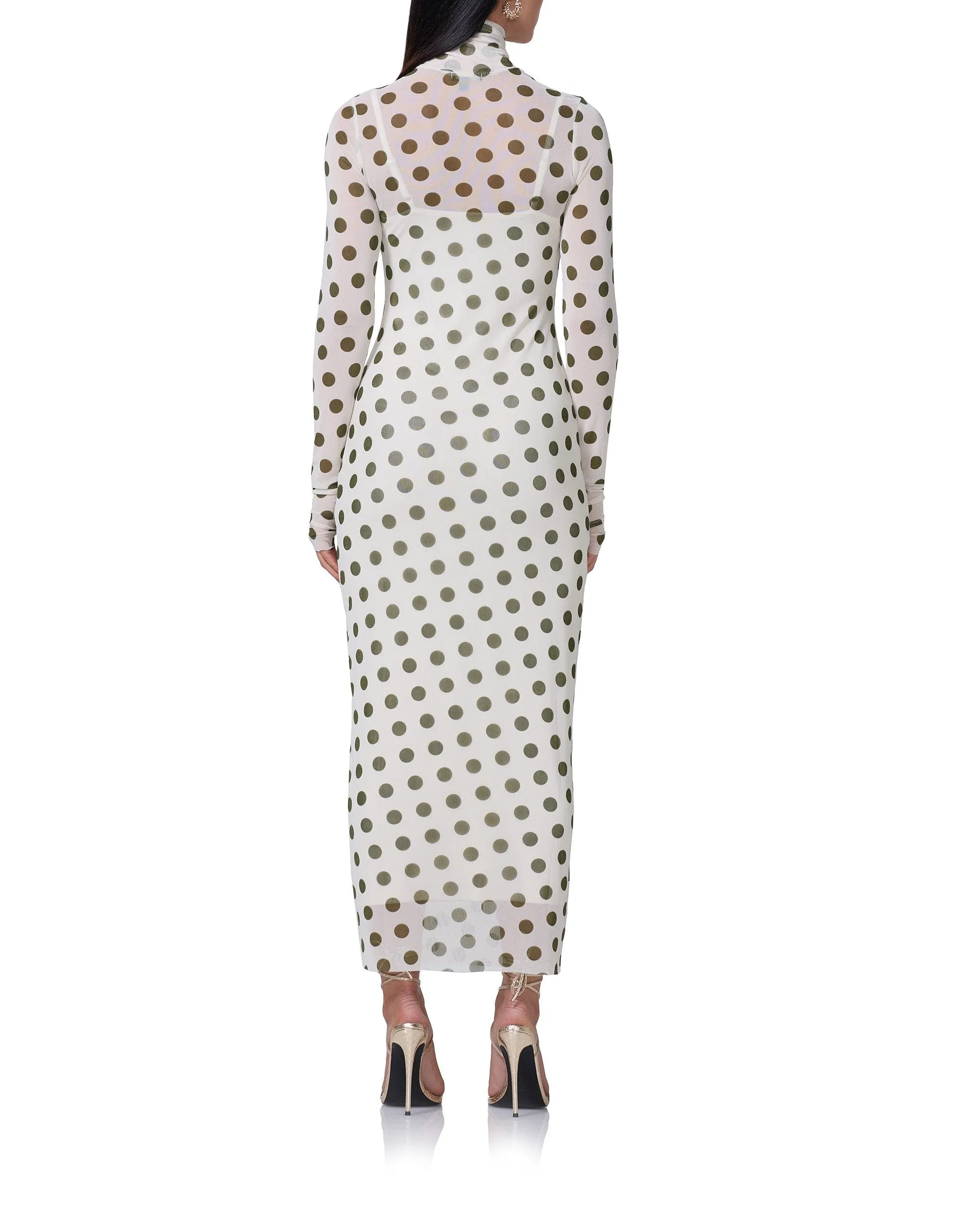 Shailene Dress - Birch Dot