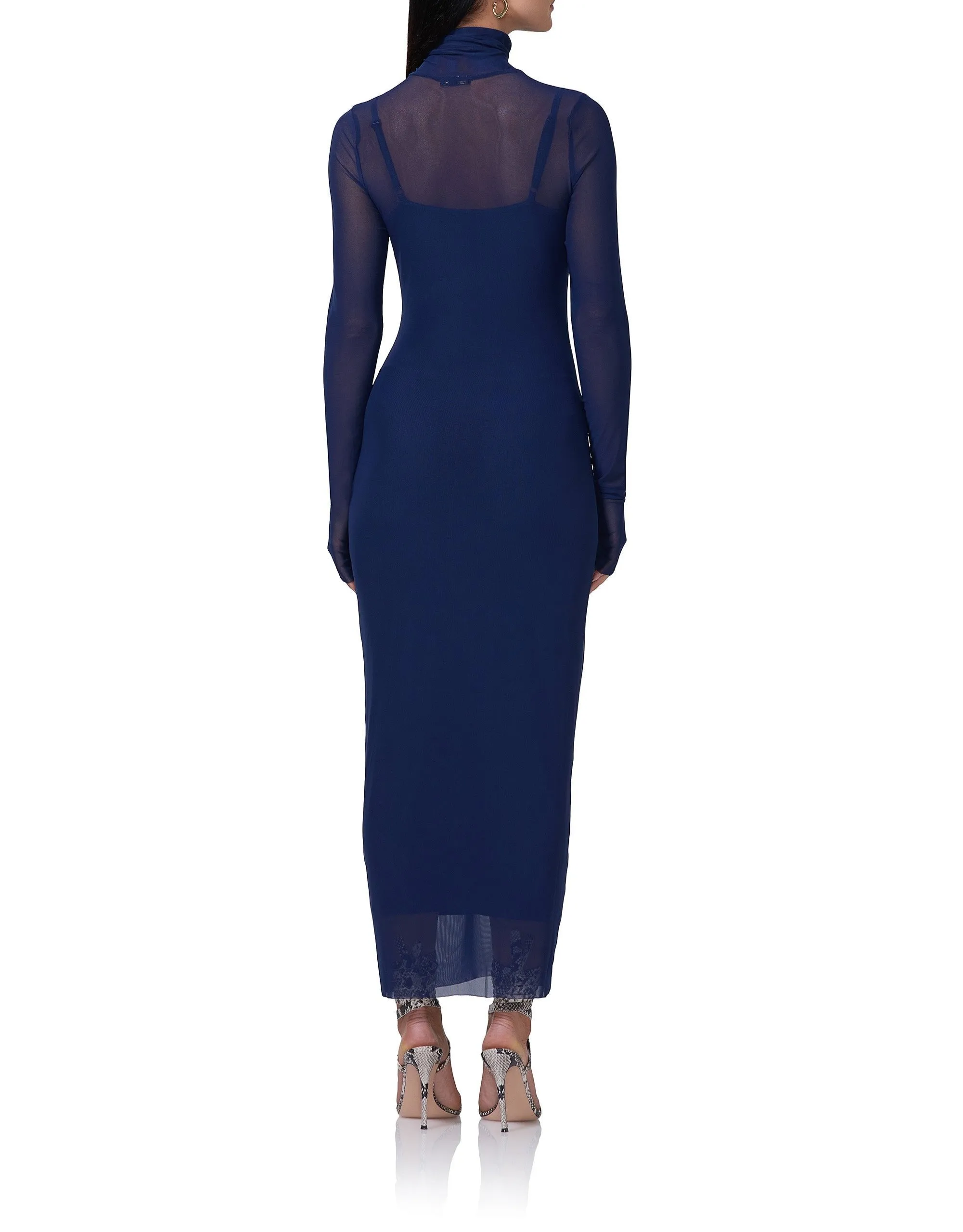 Shailene Dress - Bright Navy