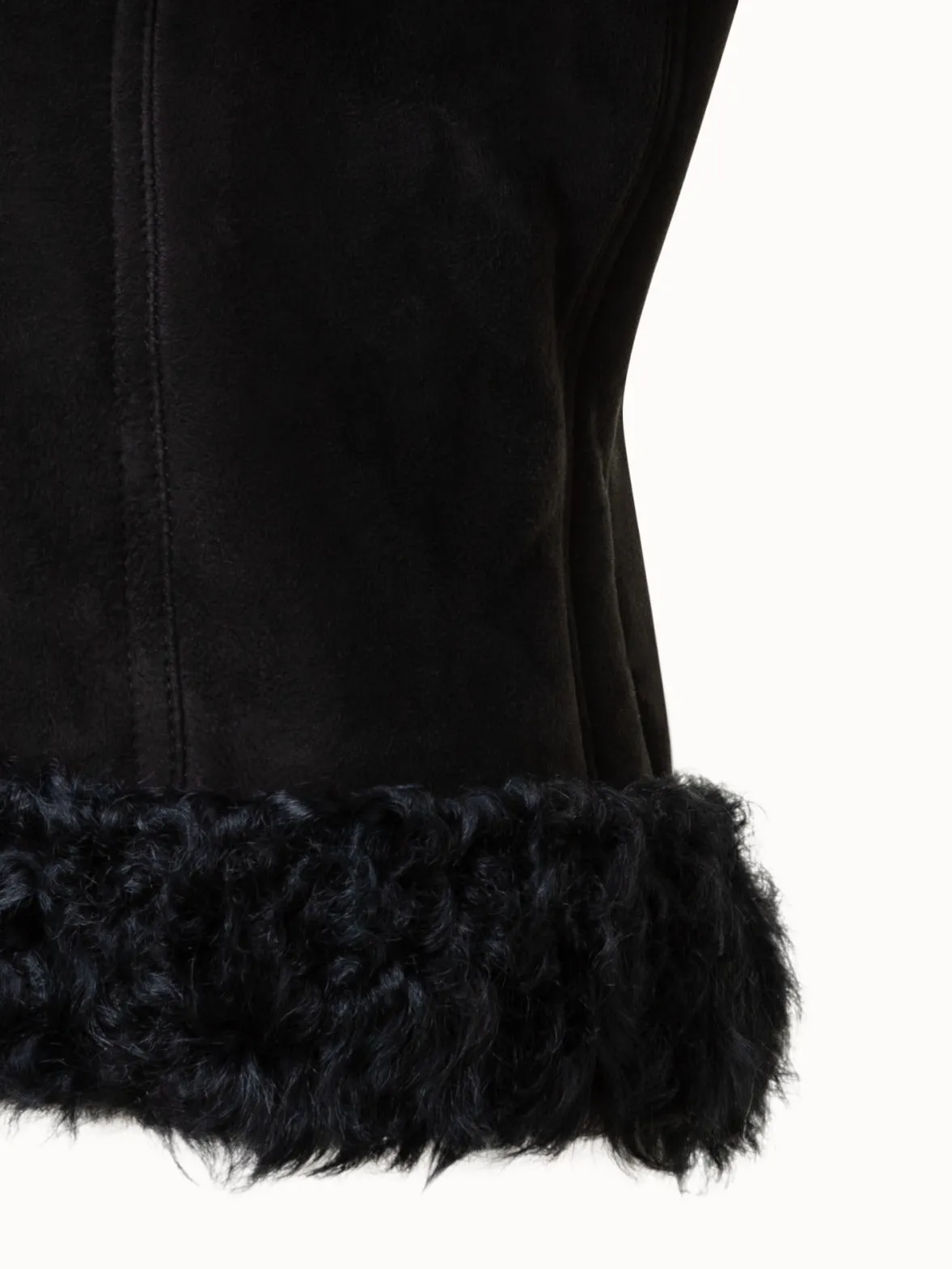 Shearling Short Gilet