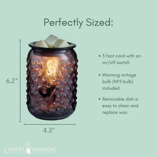 Smokey Hobnail Vintage Bulb Illumination Fragrance Warmer EBSHB