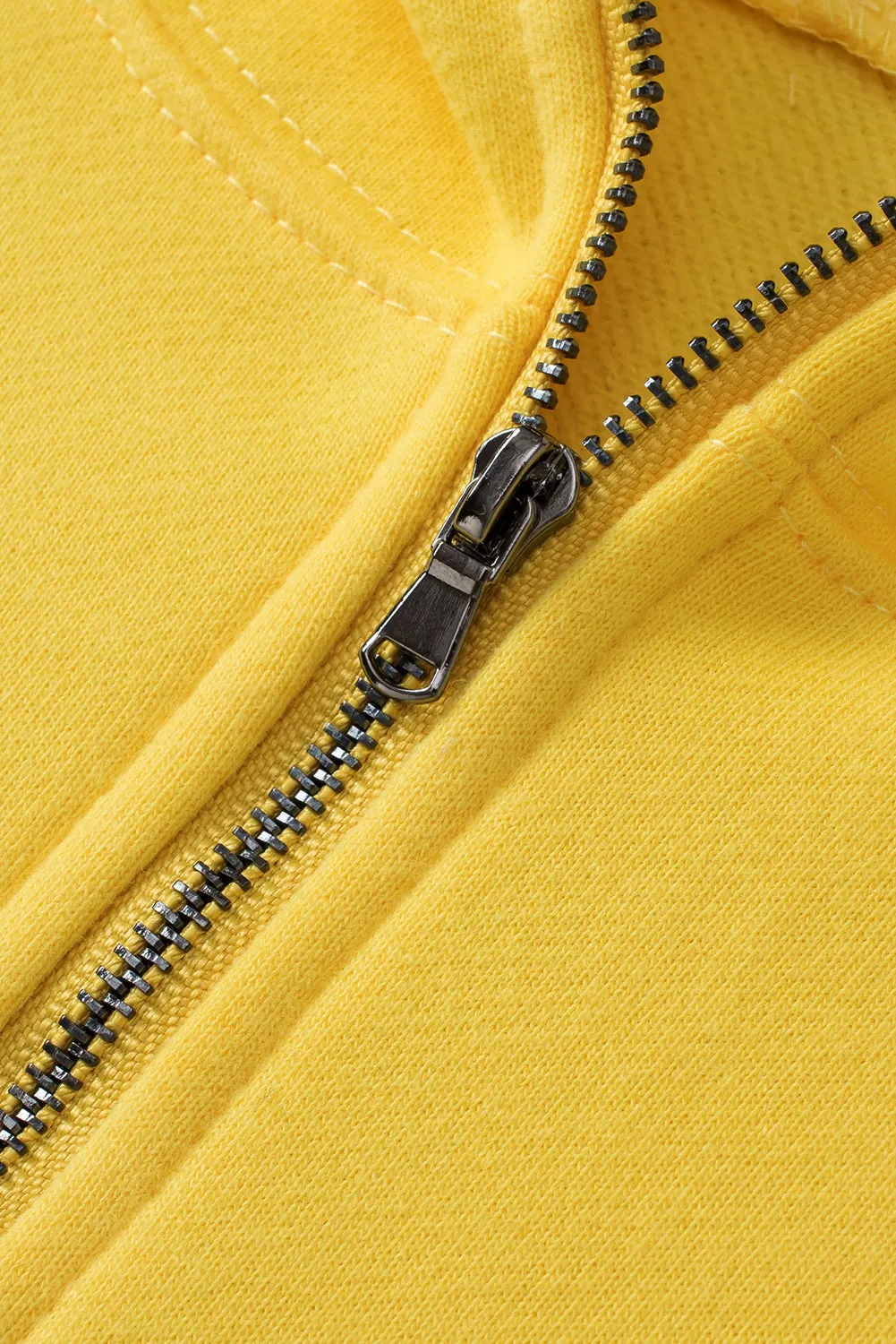 Solid Color Half Zip Pullover Hoodie with Kangaroo Pocket