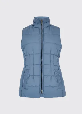 Spiddal Quilted Gilet -Slate Blue-Size EU 36