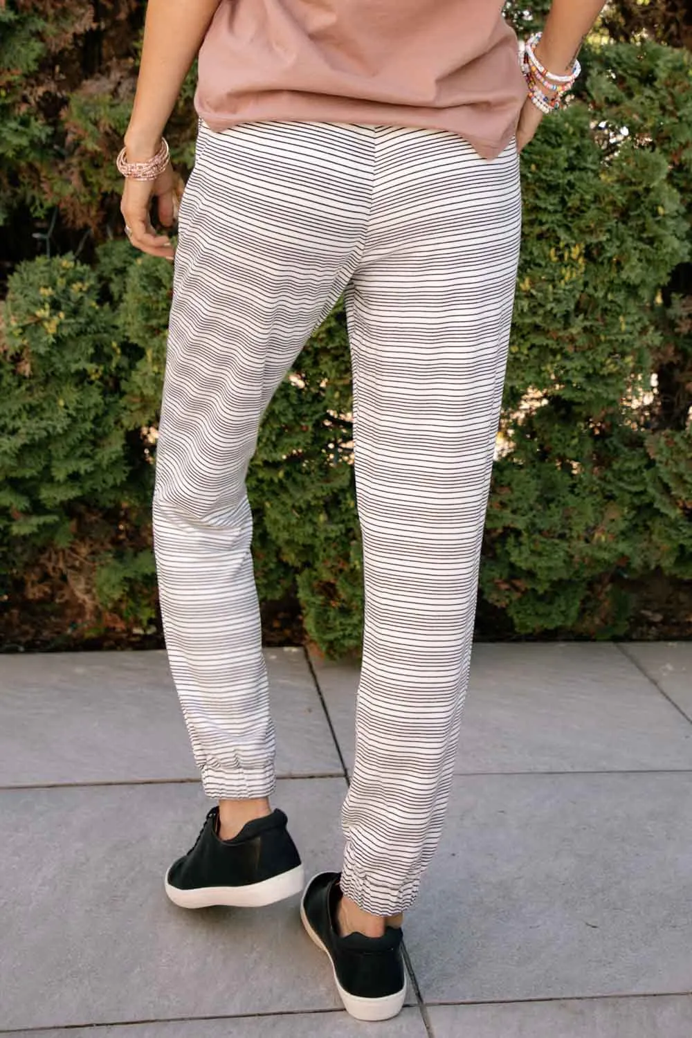 Striped Knit Joggers