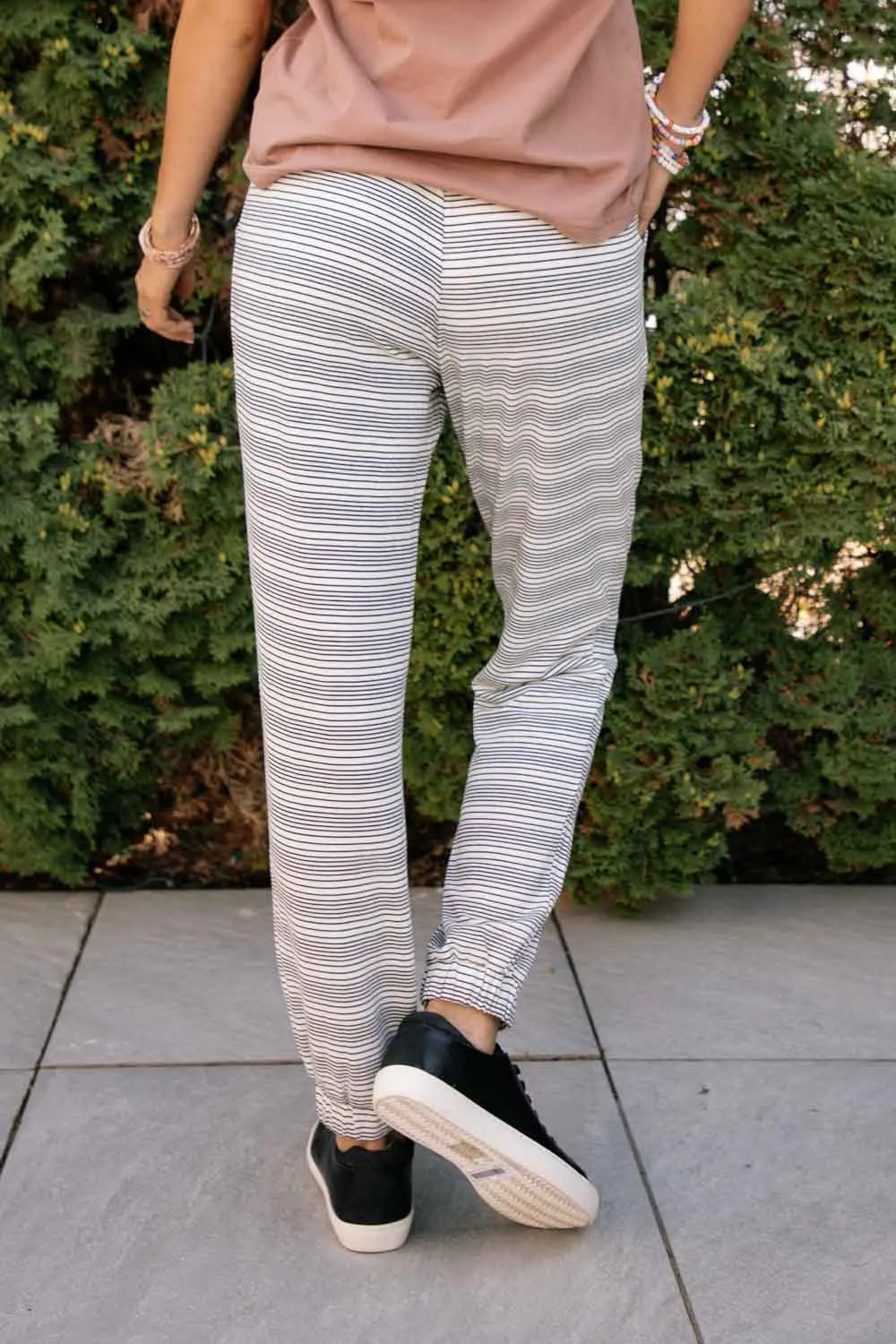 Striped Knit Joggers