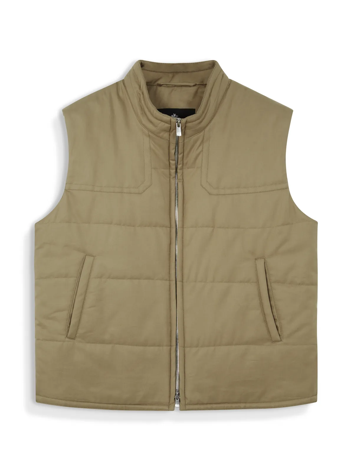 The Gilet in Grenfell Cloth Beige